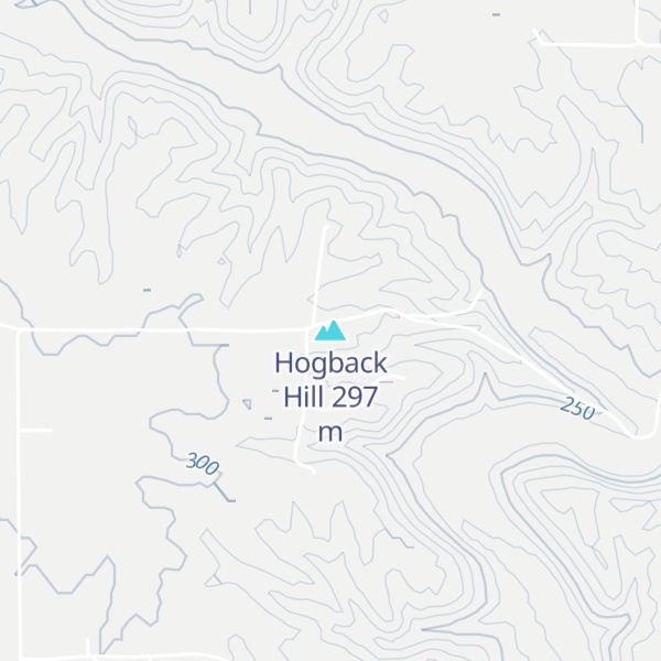 Map of Hogback Hill