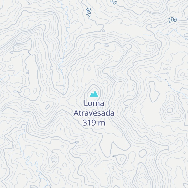 Map of Loma Atravesada