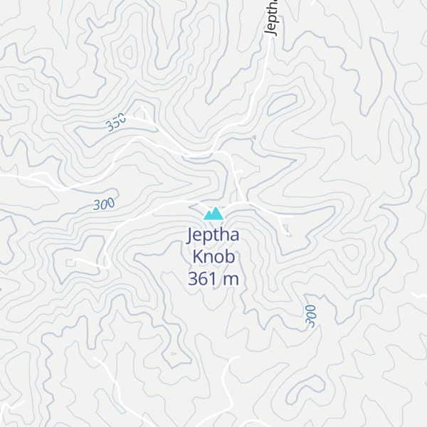 Map of Jeptha Knob
