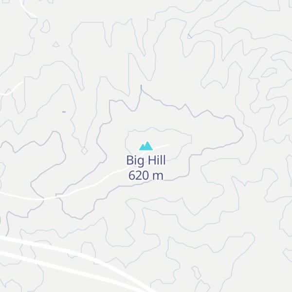 Map of Big Hill