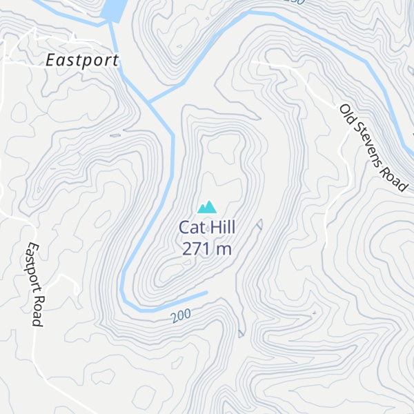 Map of Cat Hill