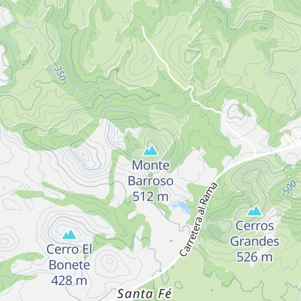 Map of Monte Barroso