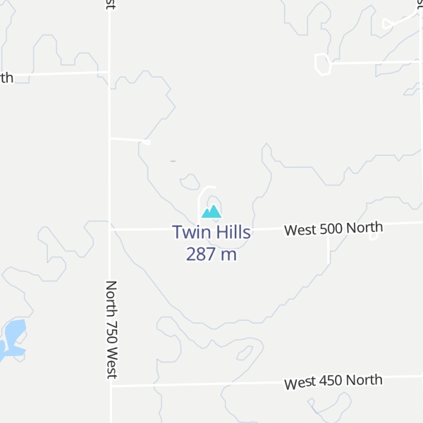 Map of Twin Hills