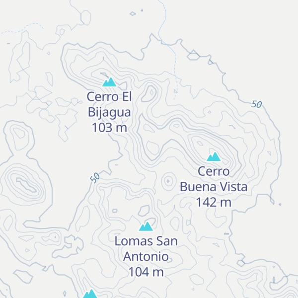 Map of Cerro Bramadero de Piedra