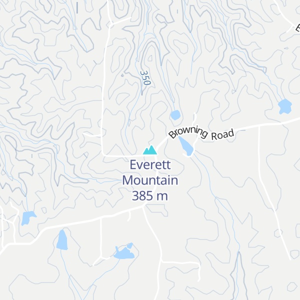 Map of Everett Mountain