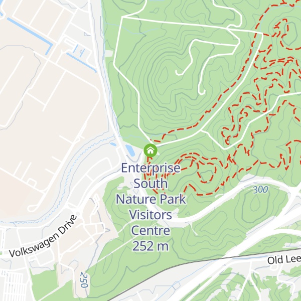 Map of Enterprise South Nature Park Visitors Centre