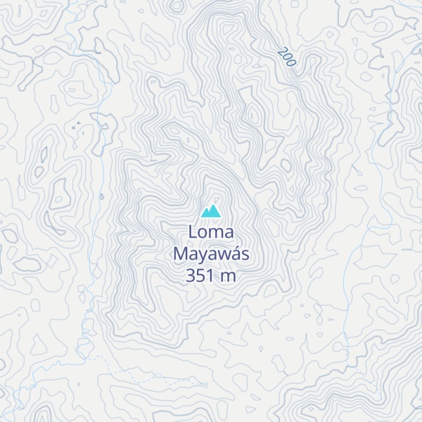 Map of Loma Mayawás