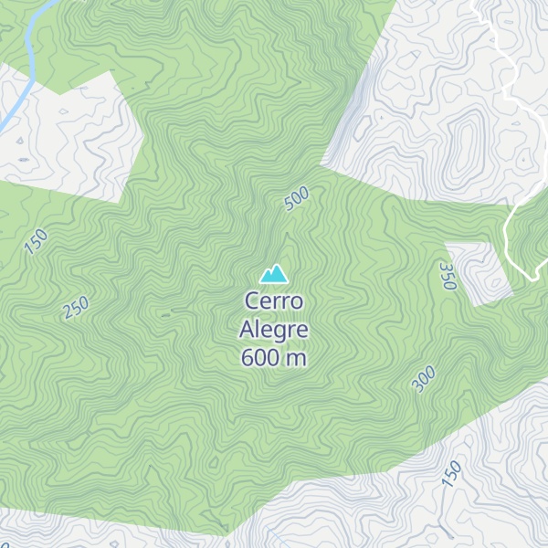 Map of Cerro Alegre
