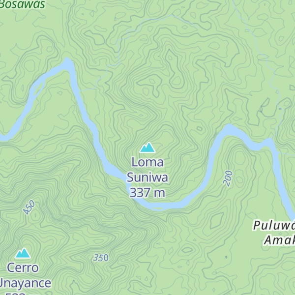 Map of Loma Suniwa
