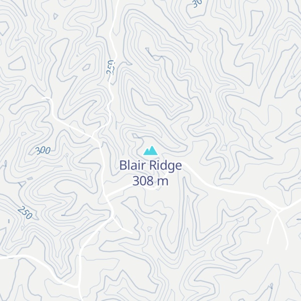 Map of Blair Ridge