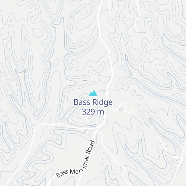 Map of Bass Ridge