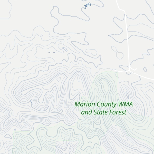 Map of Putnam Knob