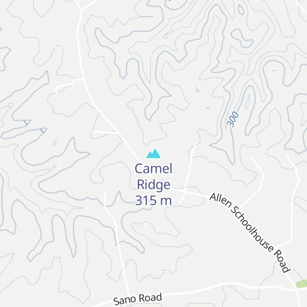 Map of Camel Ridge
