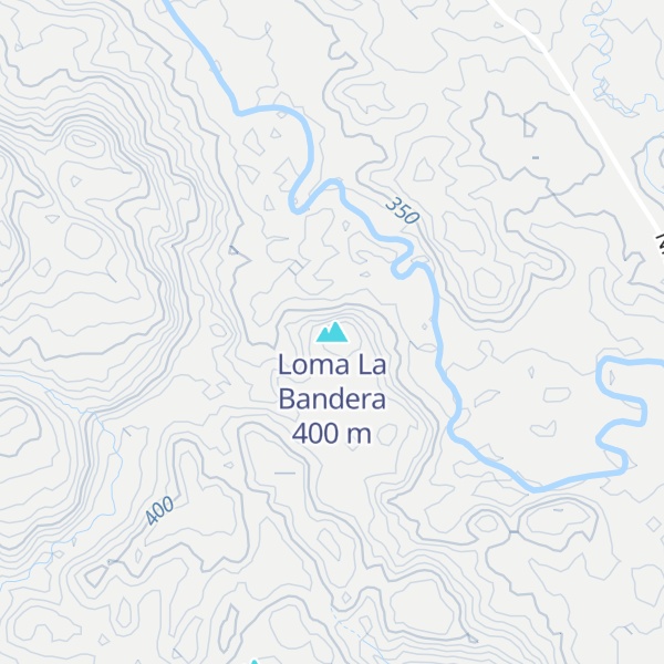 Map of Loma La Bandera