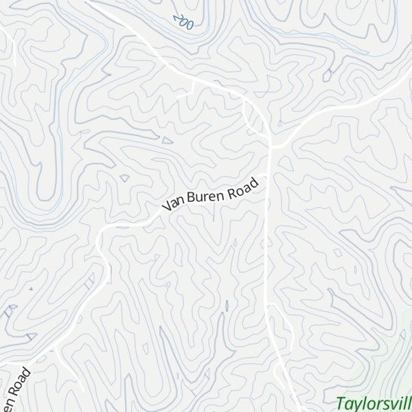 Map of Pleasant Grove Ridge