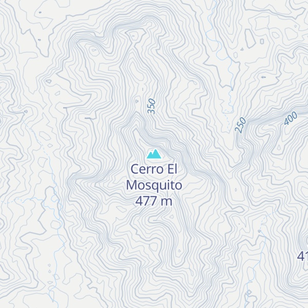 Map of Cerro El Mosquito