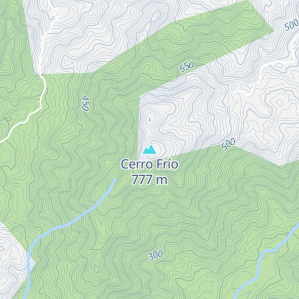 Map of Cerro Frío