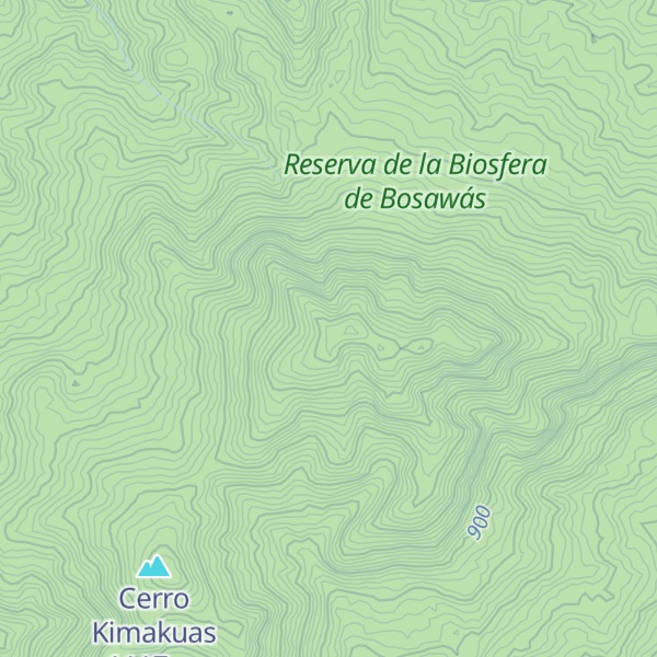 Map of Cerro Babá