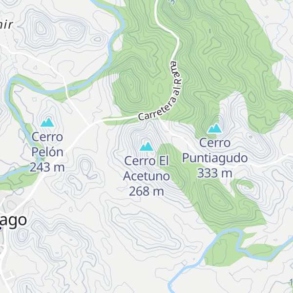 Map of Cerro El Acetuno