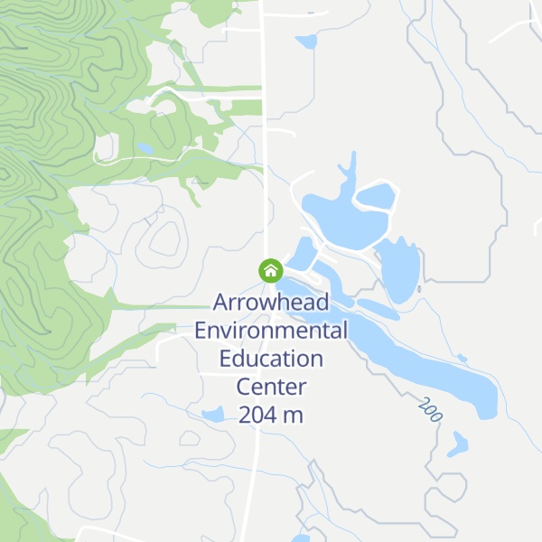 Map of Arrowhead Environmental Education Center