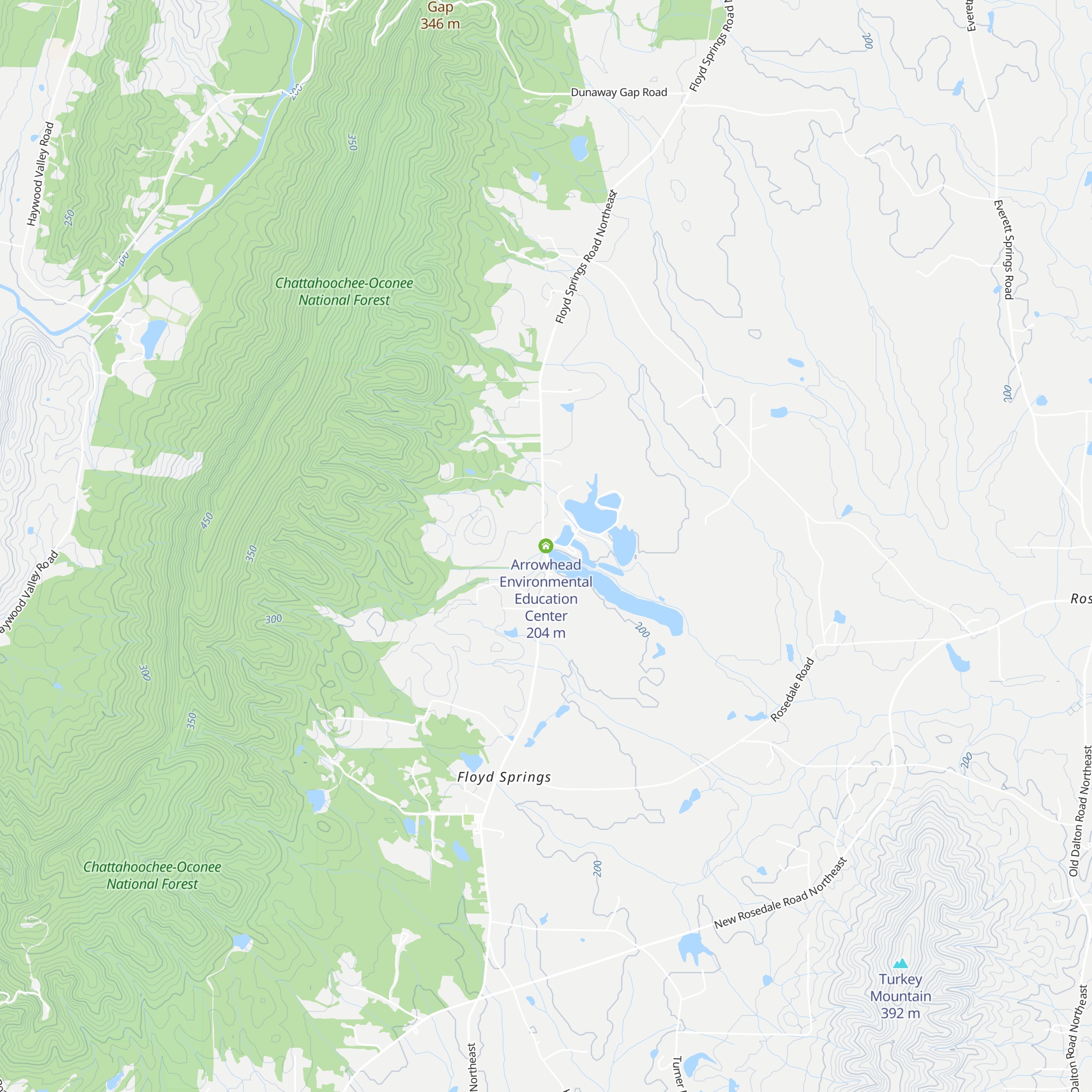 Arrowhead Environmental Education Center map