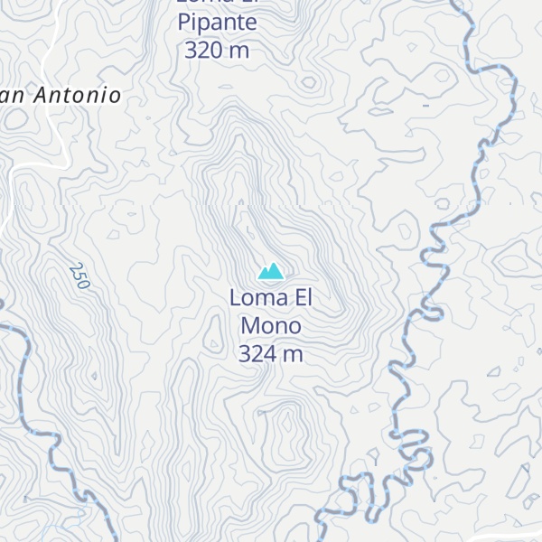Map of Loma El Mono
