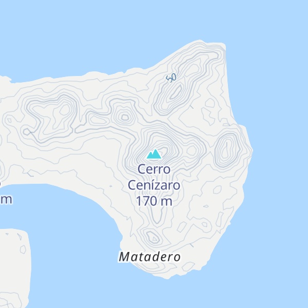 Map of Cerro Cenízaro
