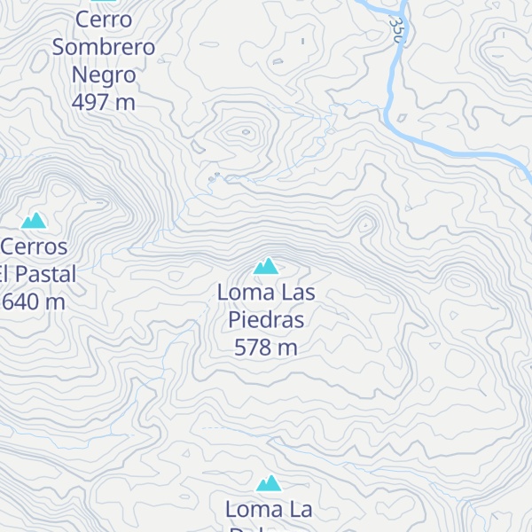 Map of Loma Las Piedras