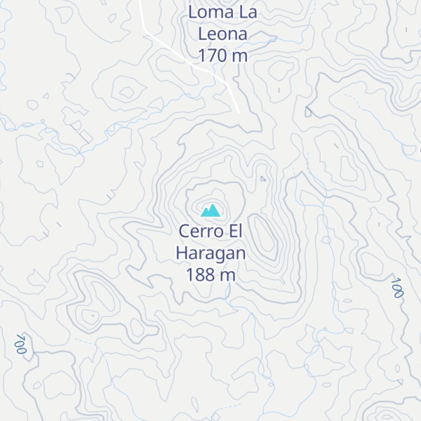 Map of Cerro El Haragan