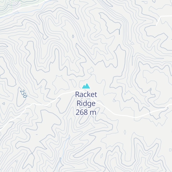 Map of Racket Ridge