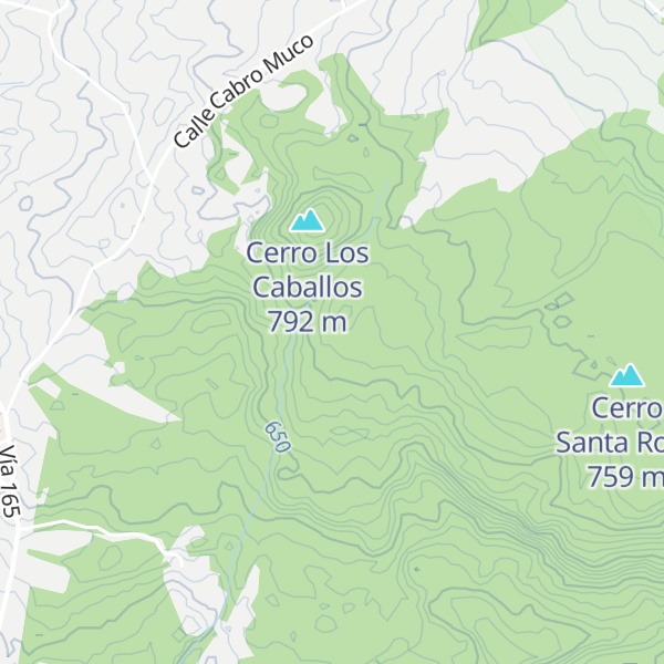 Map of Cerro Grande