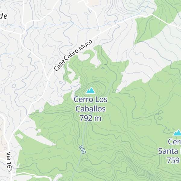 Map of Cerro Los Caballos