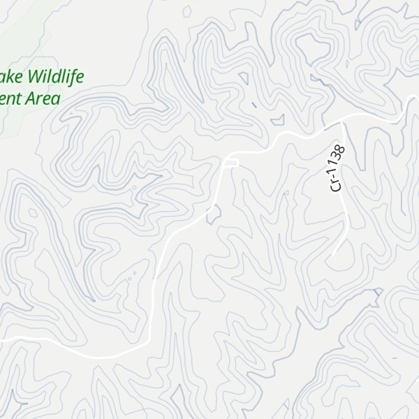 Map of Gaddis Ridge