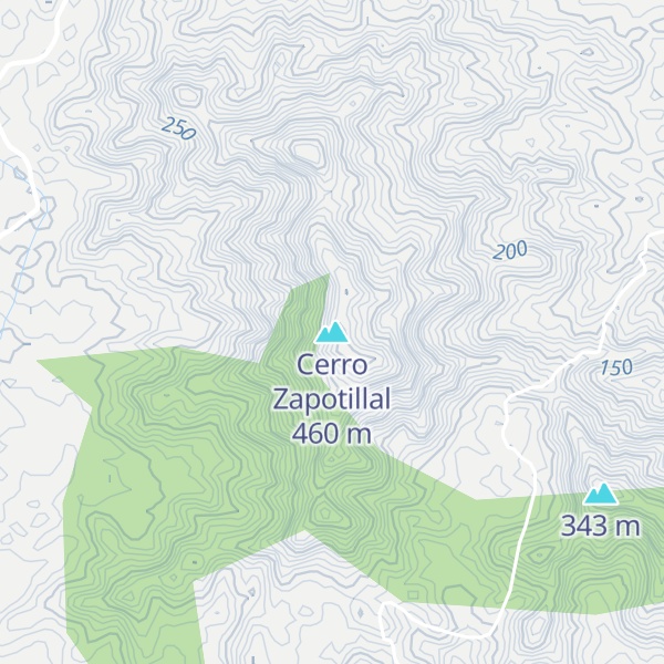 Map of Cerro Zapotillal