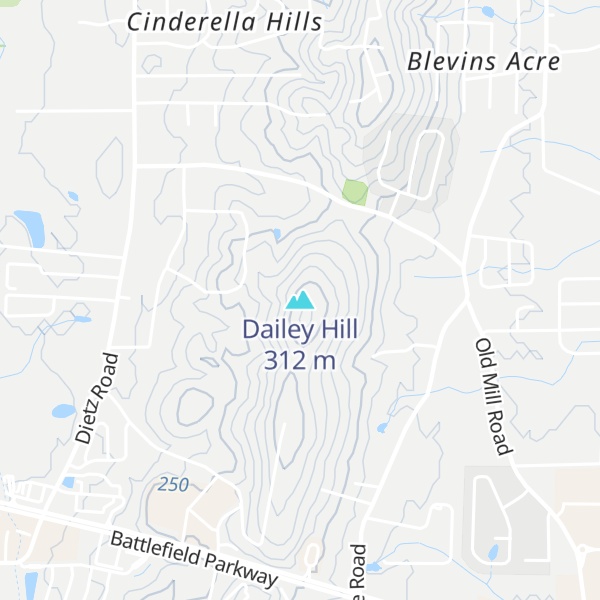 Map of Dailey Hill
