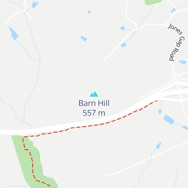 Map of Barn Hill