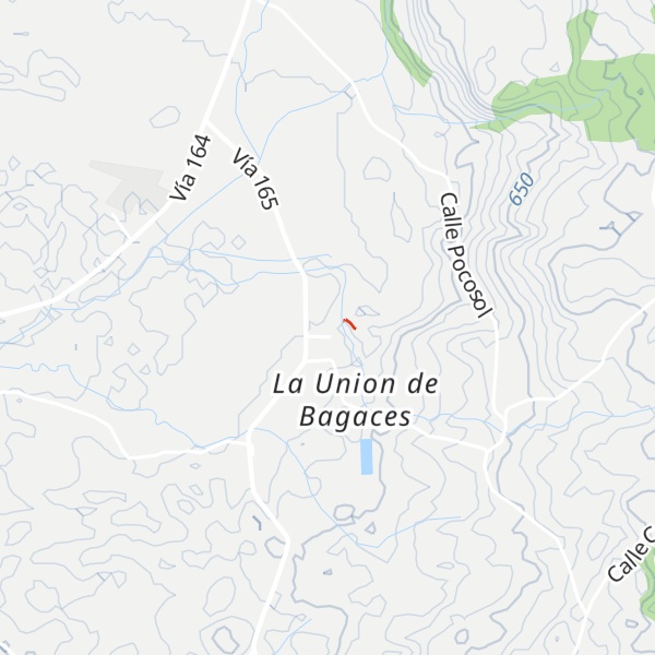 Map of Cabañas guayacan
