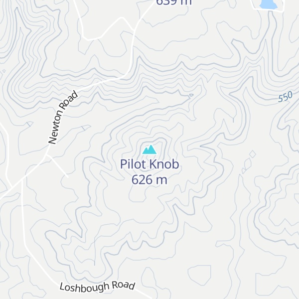 Map of Pilot Knob