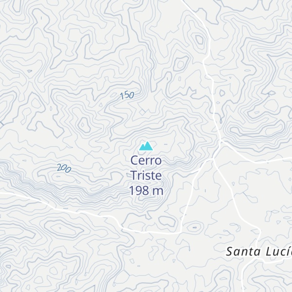 Map of Cerro Triste