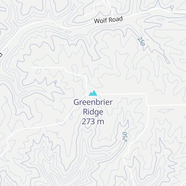 Map of Greenbrier Ridge