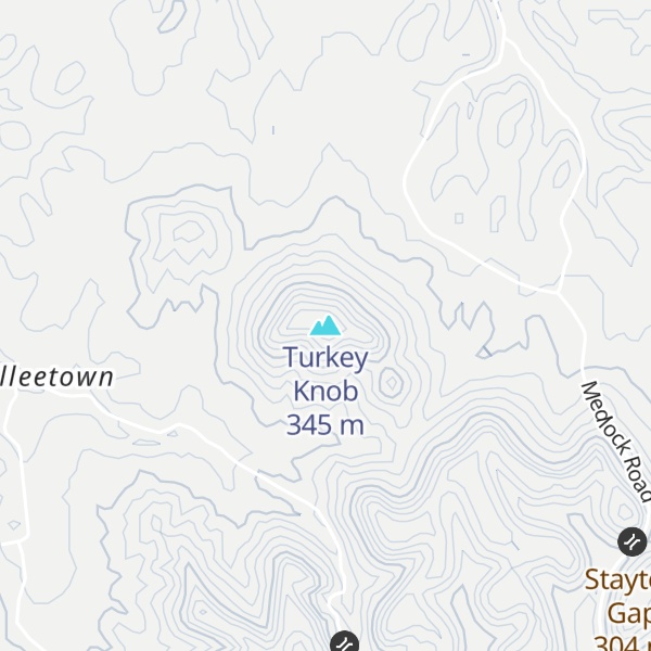 Map of Turkey Knob