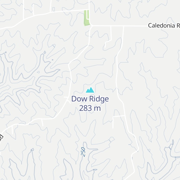 Map of Dow Ridge