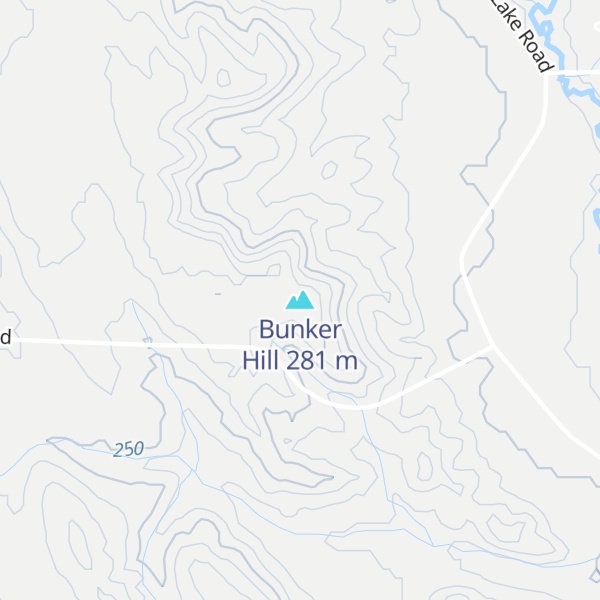 Map of Bunker Hill