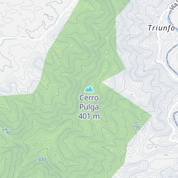 Map of Cerro Pulga