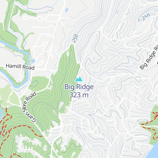 Map of Big Ridge