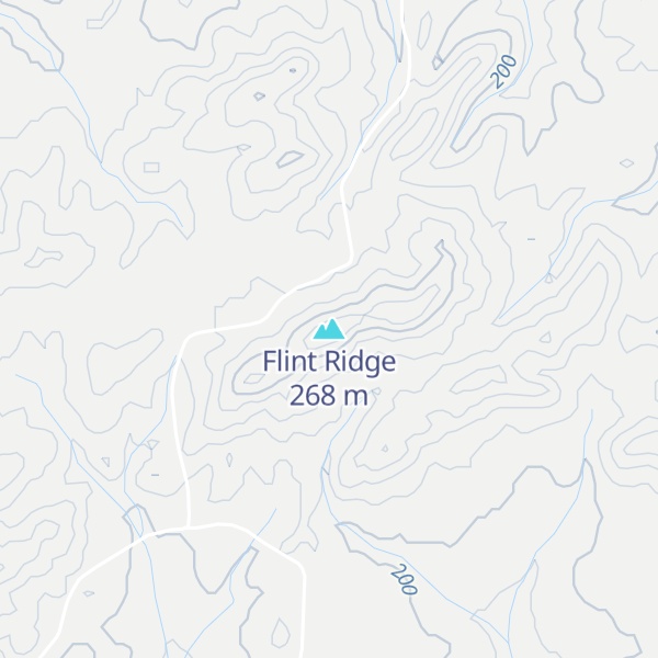 Map of Flint Ridge