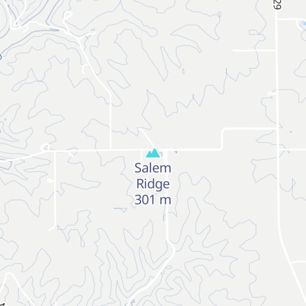 Map of Salem Ridge
