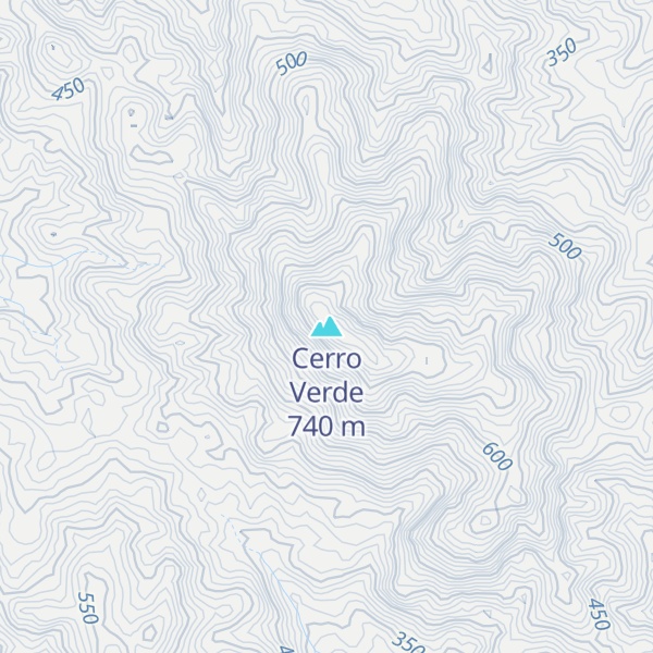 Map of Cerro Verde