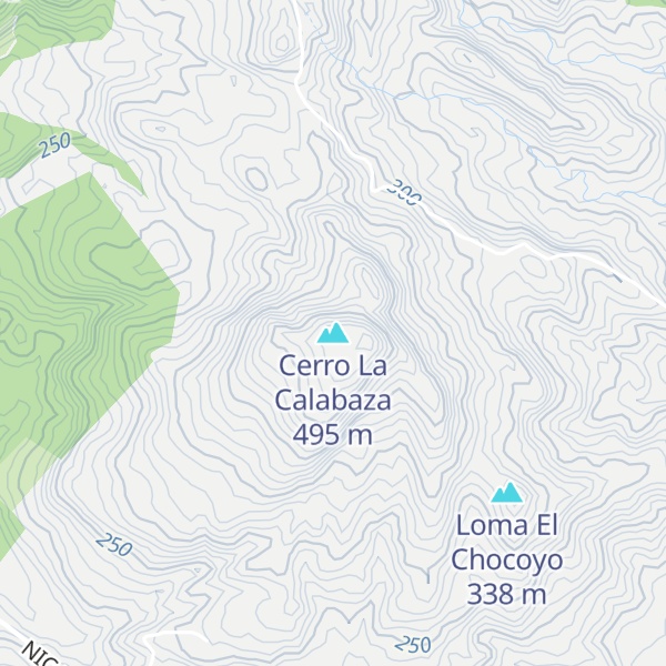 Map of Cerro La Calabaza