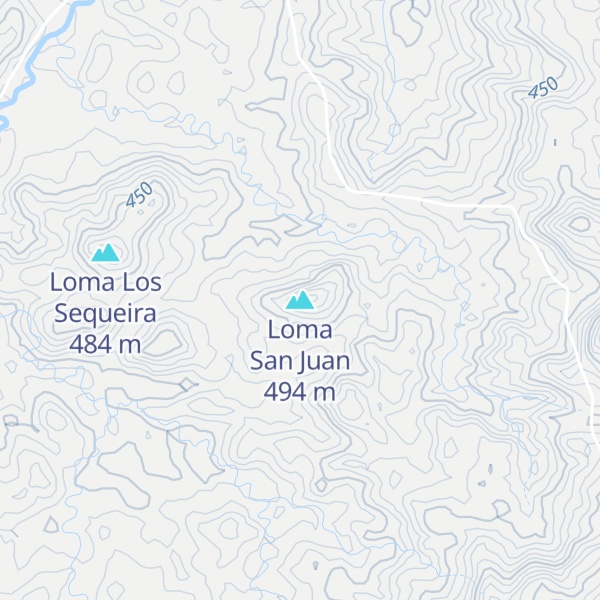Map of Loma San Juan